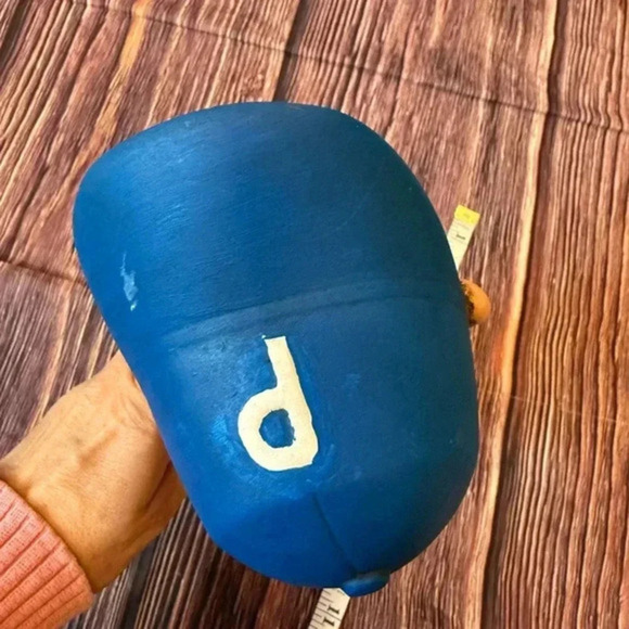 Vintage 70s Atlantic Mold Ceramic Pets Baseball Player Smiley‎ Statue - Picture 4 of 4